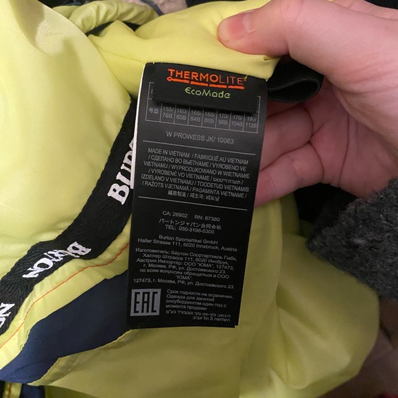 Women Burton Prowess Ski/Snowboard Jacket XS - Picture 4 of 9